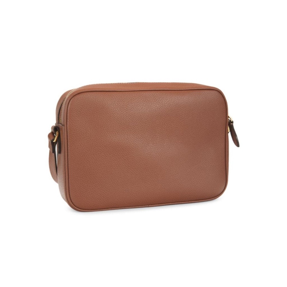 Black Leather Crossbody Bag - Picture 3 of 4